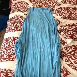 Simplistic blue dress